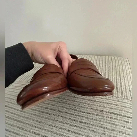 $890 LUKURE Hand crafted/painted in Italy soft Capri Kangaroo leather loafer 36 - Picture 9 of 12